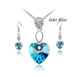 Set Swarovsky Green Love