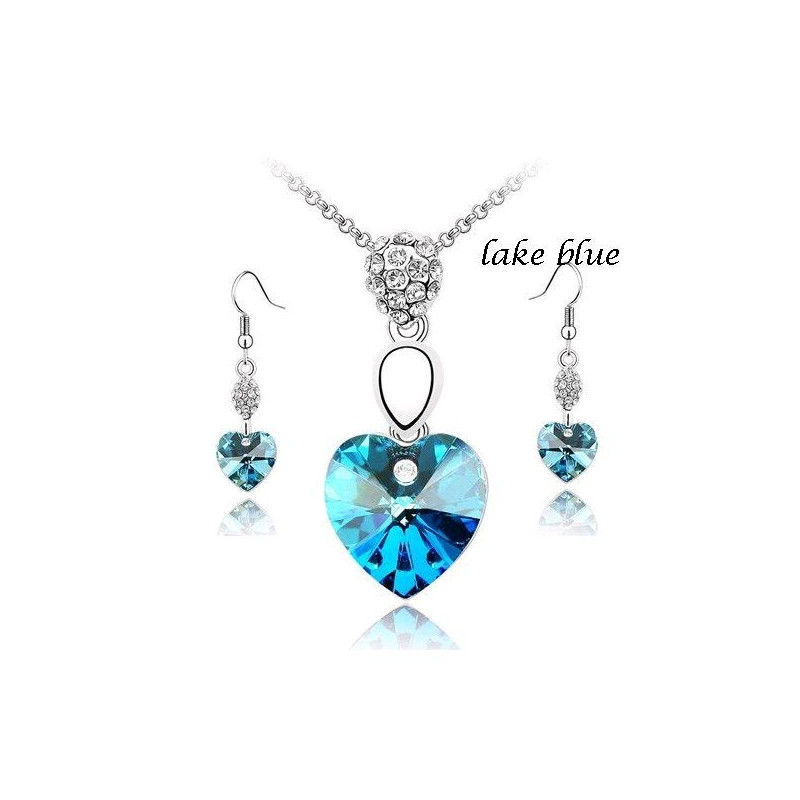 Set Swarovsky Green Love