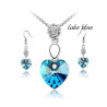 Set Swarovsky Green Love