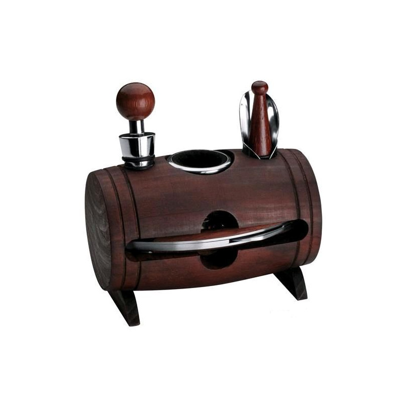 Set de vin in forma de butoi